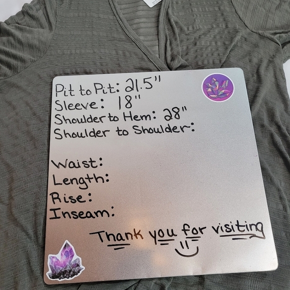 NWT Torrid Olive 3/4 Sleeve Draped Open Front Cardigan Top Size 1(1X) - Picture 8 of 8